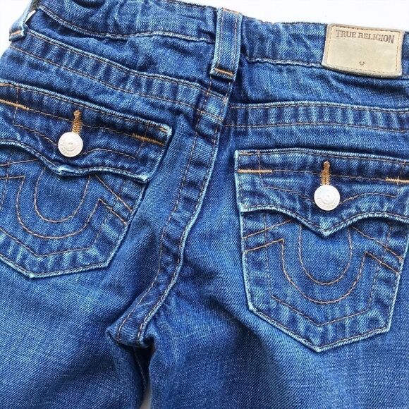 True Religion blue straight leg jeans EUC 6Y - Picture 5 of 5